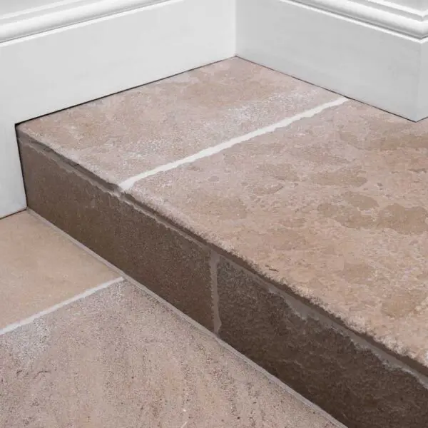 Broughton castle flagstones step
