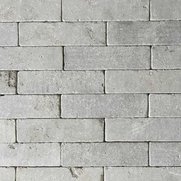 Chalon grey tumbled brick paver