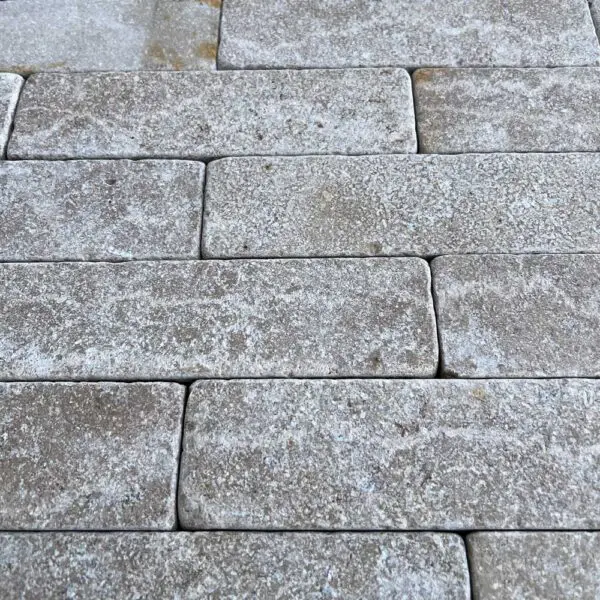 Bampton tumbled brick pavers for landscaping - as beautiful as the gardens in Tuscany