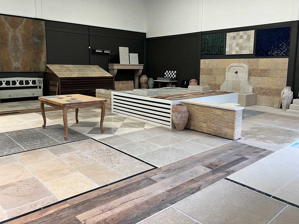 Stone flooring & paving showroom Berkshire