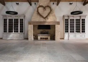 Broughton castle flagstones at Daylesford, Cotswolds