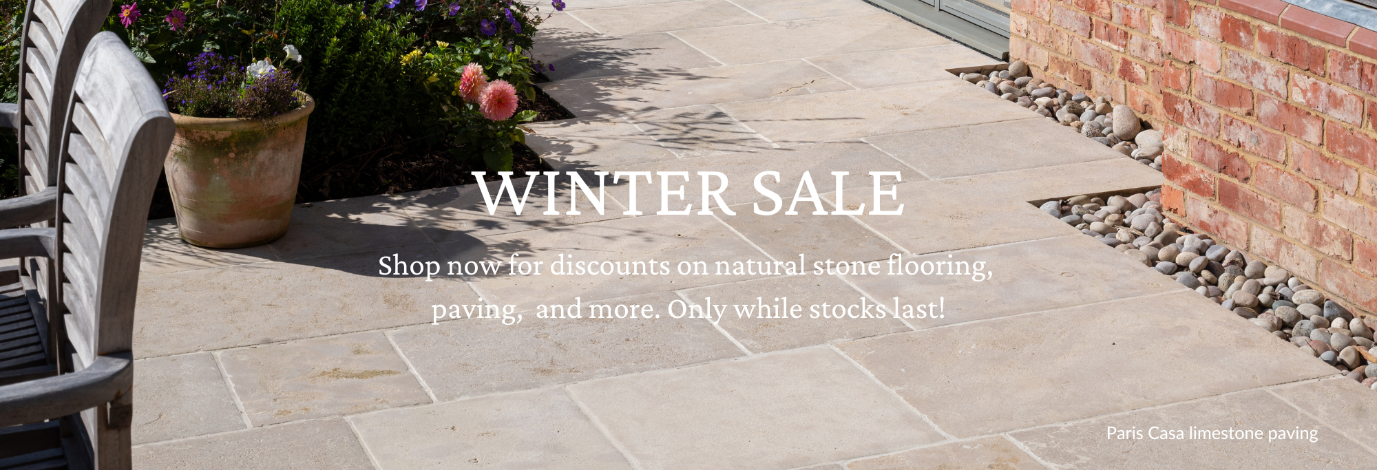 Stone tile and paving winter sale